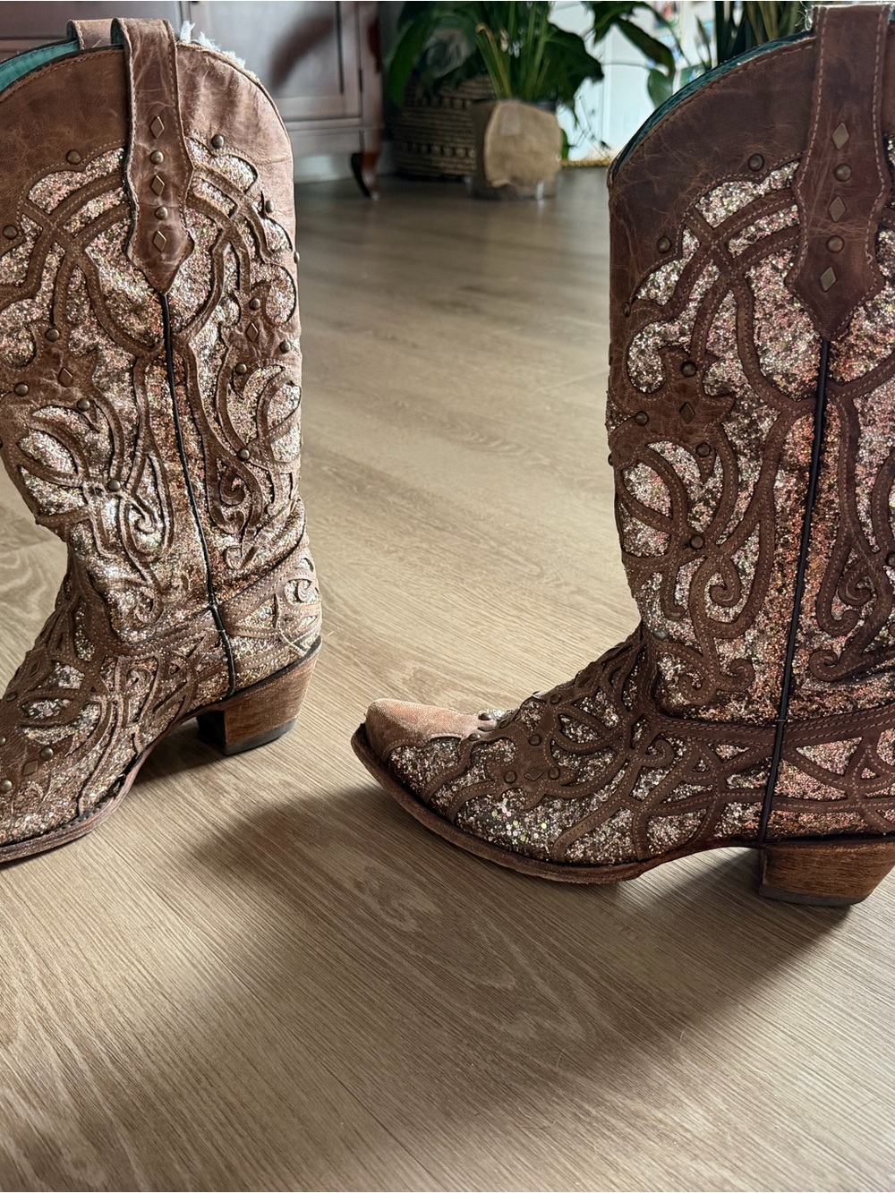 Glitter Cowgirl Boots